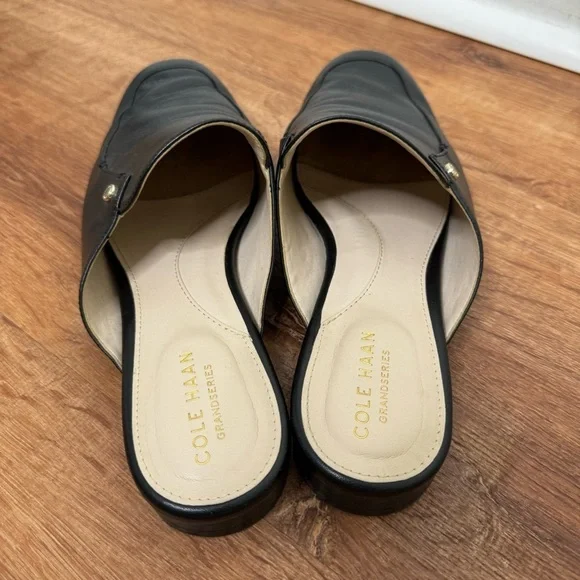 COLE HAAN Leather Mules Round toe shoes - Picture 2 of 9